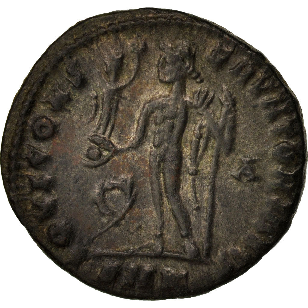 Constantine I, Follis, 317-320, Kyzikos, AU(55-58), Copper, RIC:VII 8,z
