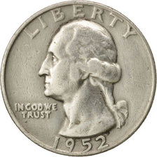 United States, Washington Quarter, Quarter, 1952, U.S. Mint, Denver