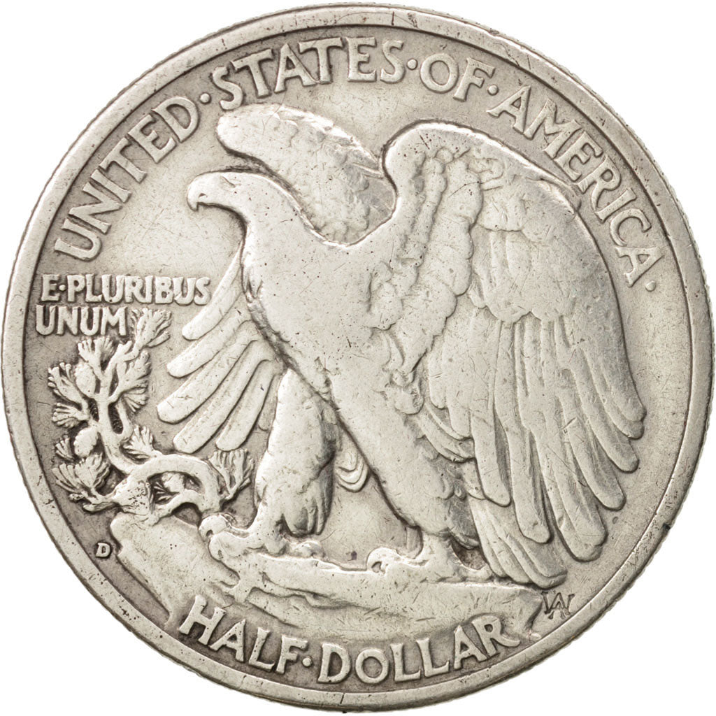 United States, Walking Liberty Half Dollar, Half Dollar, 1941, U.S. Mint, Denver