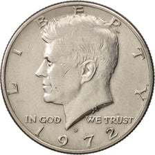 Coin, United States, Kennedy Half Dollar, Half Dollar, 1972, U.S. Mint, Denver