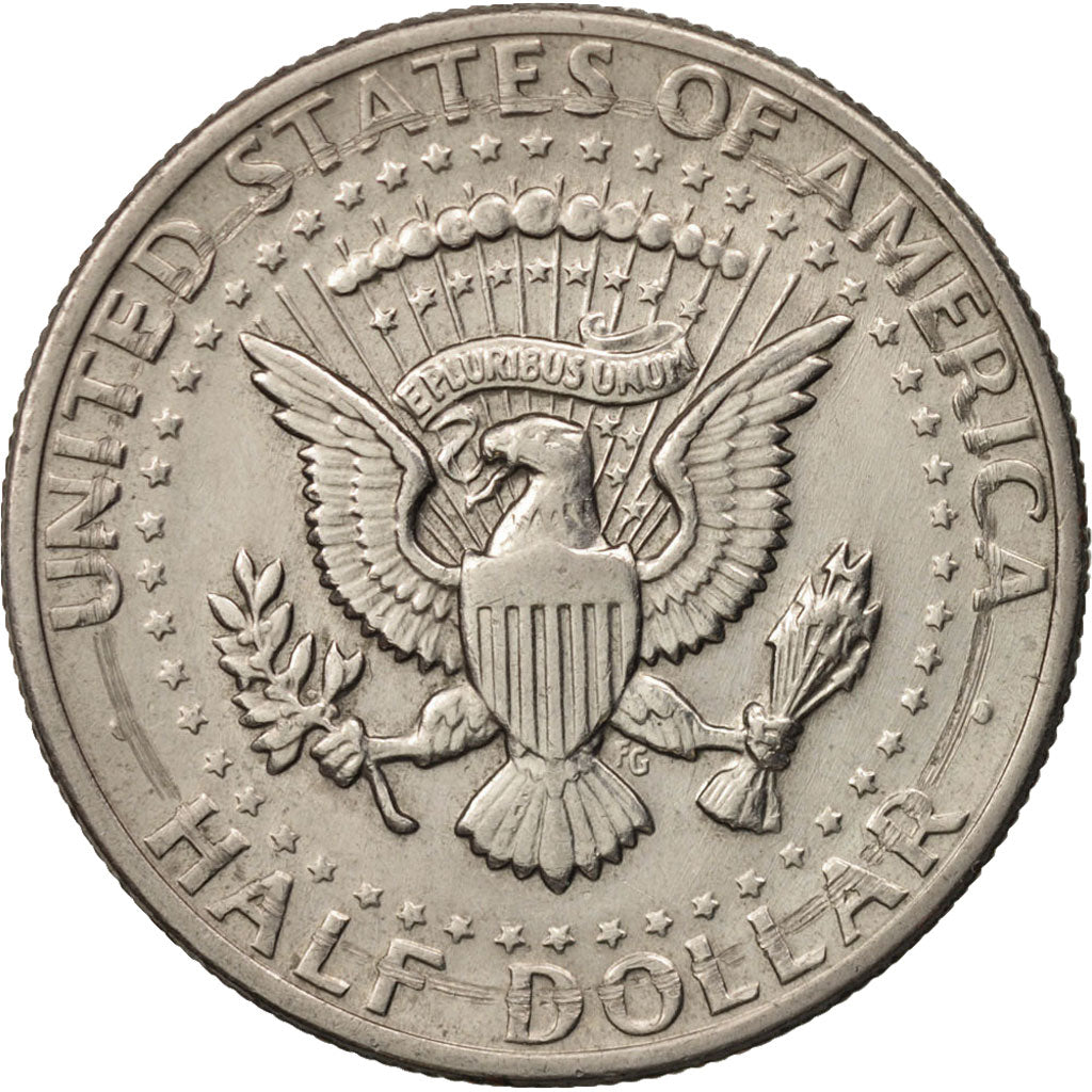 Coin, United States, Kennedy Half Dollar, Half Dollar, 1972, U.S. Mint, Denver