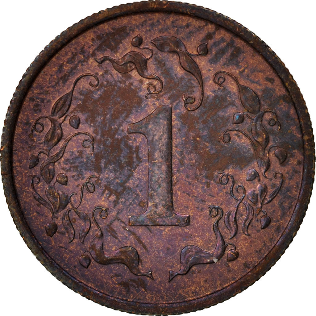 Zimbabwe, Cent, 1980, BB+, Bronzo, KM:1