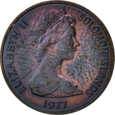 Coin, Solomon Islands, Elizabeth II, Cent, 1980, AU(55-58), Bronze, KM:1