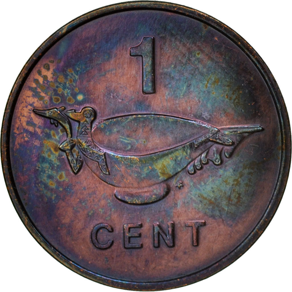 Coin, Solomon Islands, Elizabeth II, Cent, 1980, AU(55-58), Bronze, KM:1