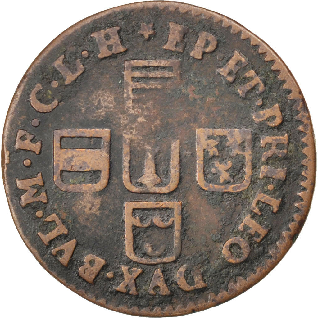 Belgium, Liard, Liège, KM #107, VF(20-25), Copper, 3.45