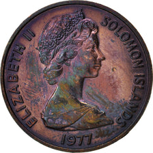 Moneda, Islas Salomón, 2 Cents, 1980, EBC, Bronce, KM:2