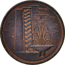 Monnaie, Singapour, Cent, 1967, Singapore Mint, SUP, Bronze, KM:1