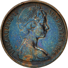 Coin, Australia, Elizabeth II, Cent, 1966, AU(50-53), Bronze, KM:62