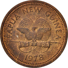 Coin, Papua New Guinea, Toea, 1978, AU(55-58), Bronze, KM:1