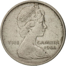 GAMBIA, THE, 6 Pence, 1966, EF(40-45), Copper-nickel, KM:3