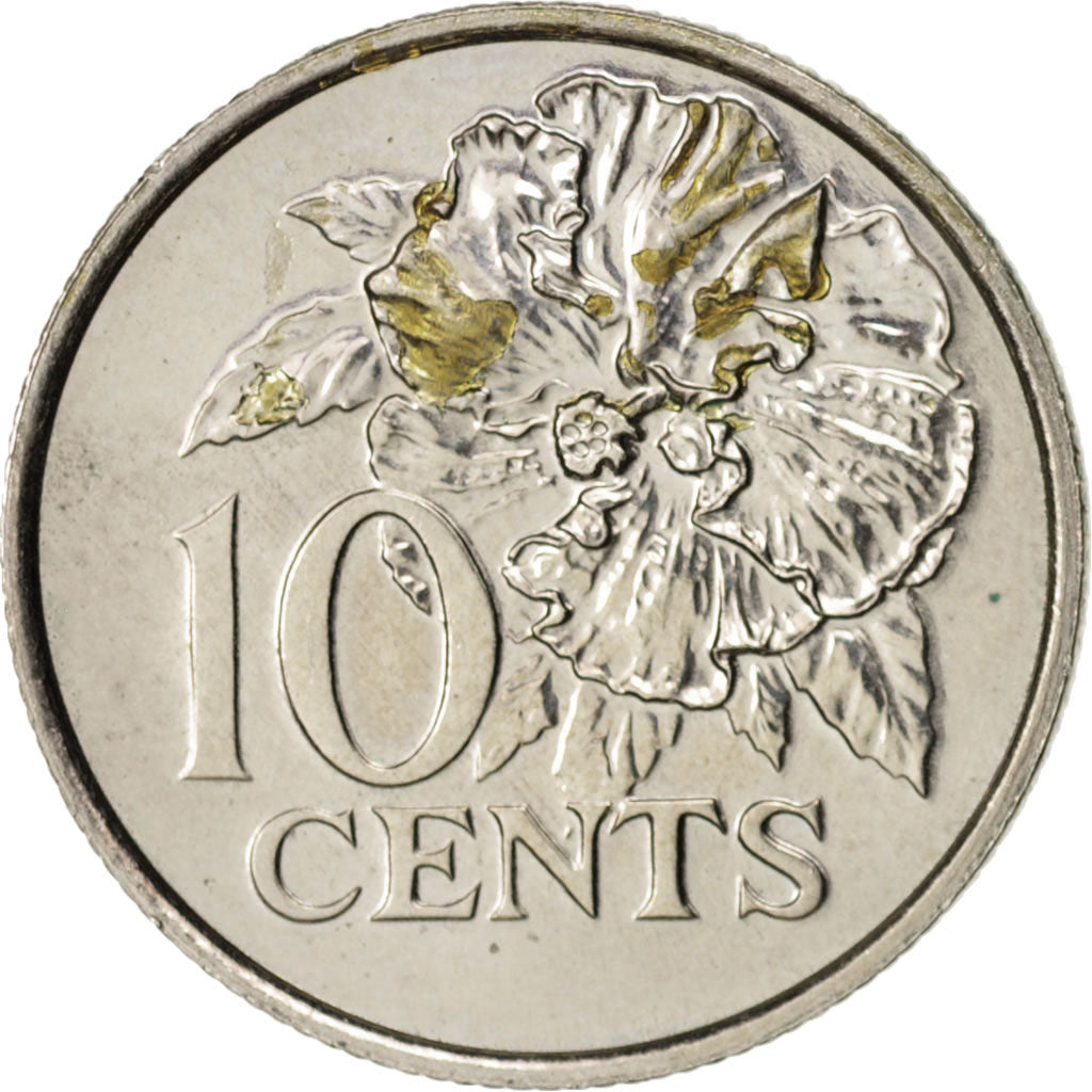 Monnaie, TRINIDAD & TOBAGO, 10 Cents, 1980, SUP, Copper-nickel, KM:31