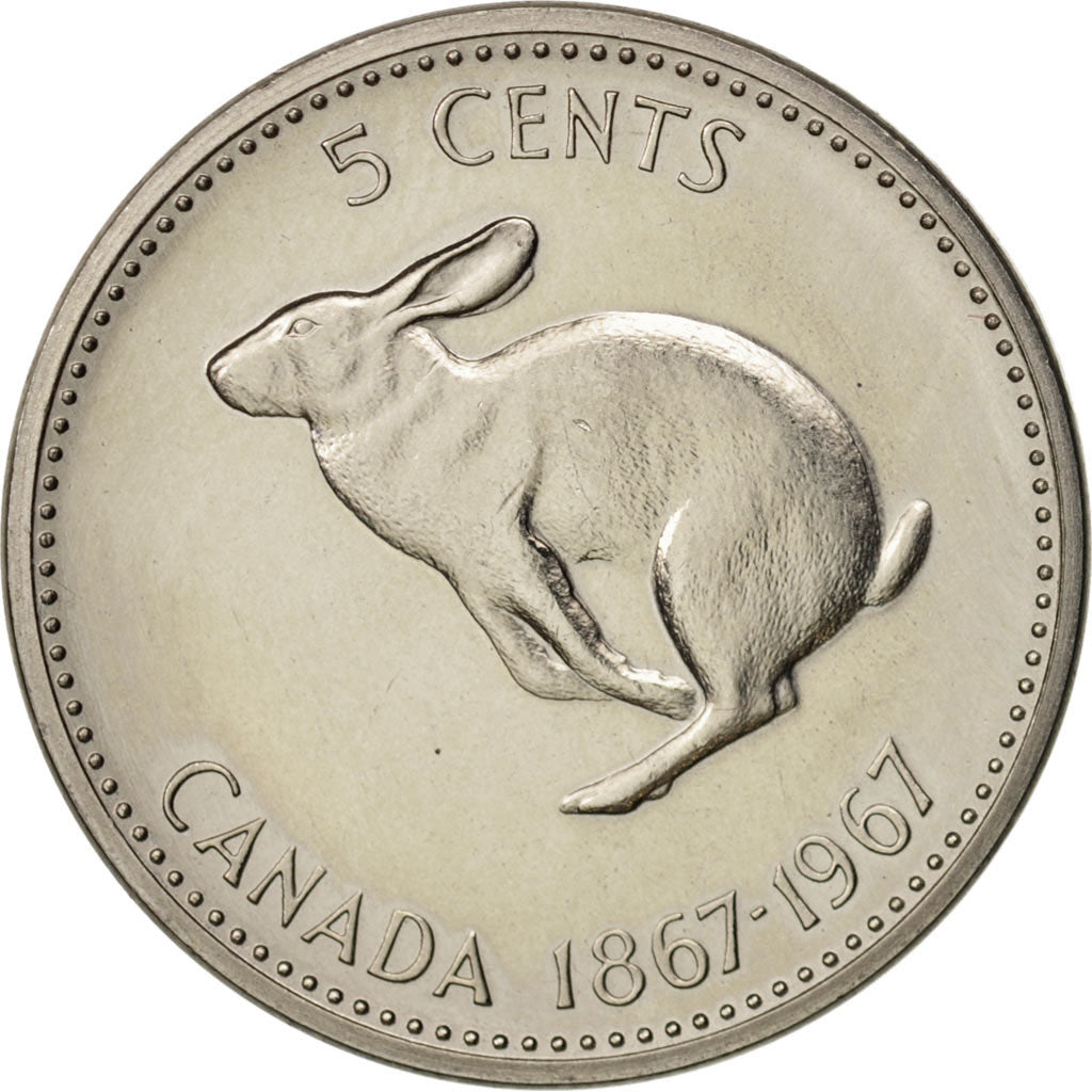 Monnaie, Canada, Elizabeth II, 5 Cents, 1967, Royal Canadian Mint, Ottawa, SUP+