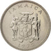 Jamaica, Elizabeth II, 25 Cents, 1975, Franklin Mint, AU(55-58), Copper-nickel