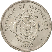 Moneda, Seychelles, Rupee, 1982, British Royal Mint, EBC+, Cobre - níquel