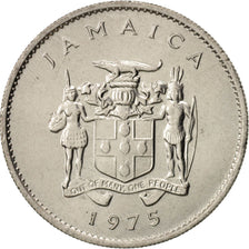 Moneda, Jamaica, Elizabeth II, 10 Cents, 1975, Franklin Mint, USA, EBC, Cobre -