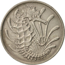 Moneta, Singapur, 10 Cents, 1969, Singapore Mint, AU(50-53), Miedź-Nikiel, KM:3