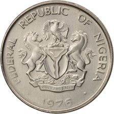 Coin, Nigeria, Elizabeth II, 5 Kobo, 1976, MS(60-62), Copper-nickel, KM:9.1