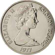 Solomon Islands, 5 Cents, 1977, AU(55-58), Copper-nickel, KM:3