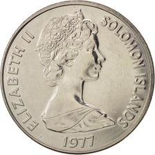 Solomon Islands, 10 Cents, 1977, AU(55-58), Copper-nickel, KM:4