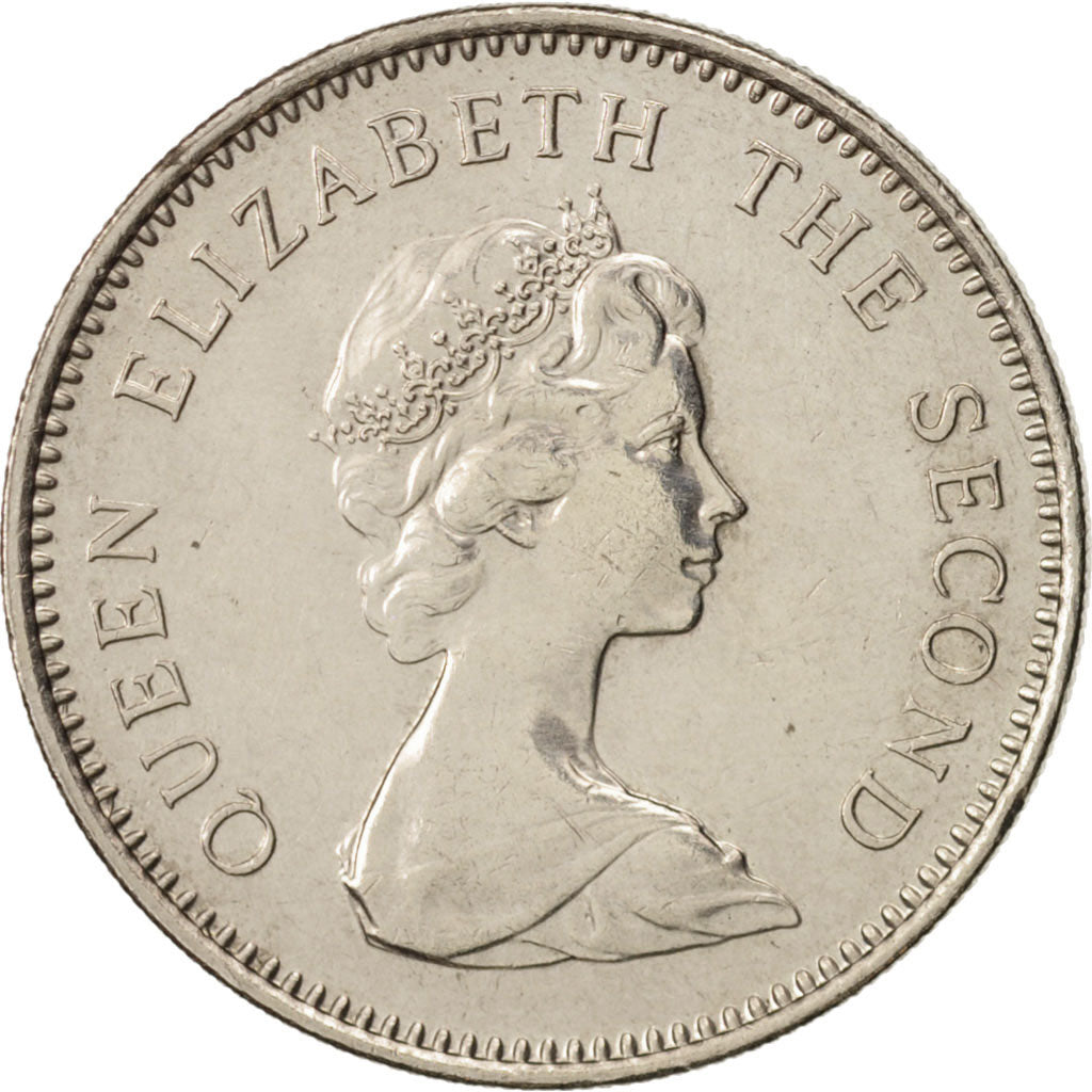 Tuvalu, Elizabeth II, 10 Cents, 1981, British Royal Mint, AU(50-53)