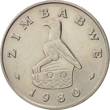 Zimbabwe, Dollar, 1980, AU(55-58), Copper-nickel, KM:6