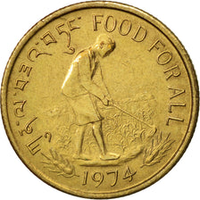 Bhutan, 20 Chetrums, 1974, AU(55-58), Aluminum-Bronze, KM:39