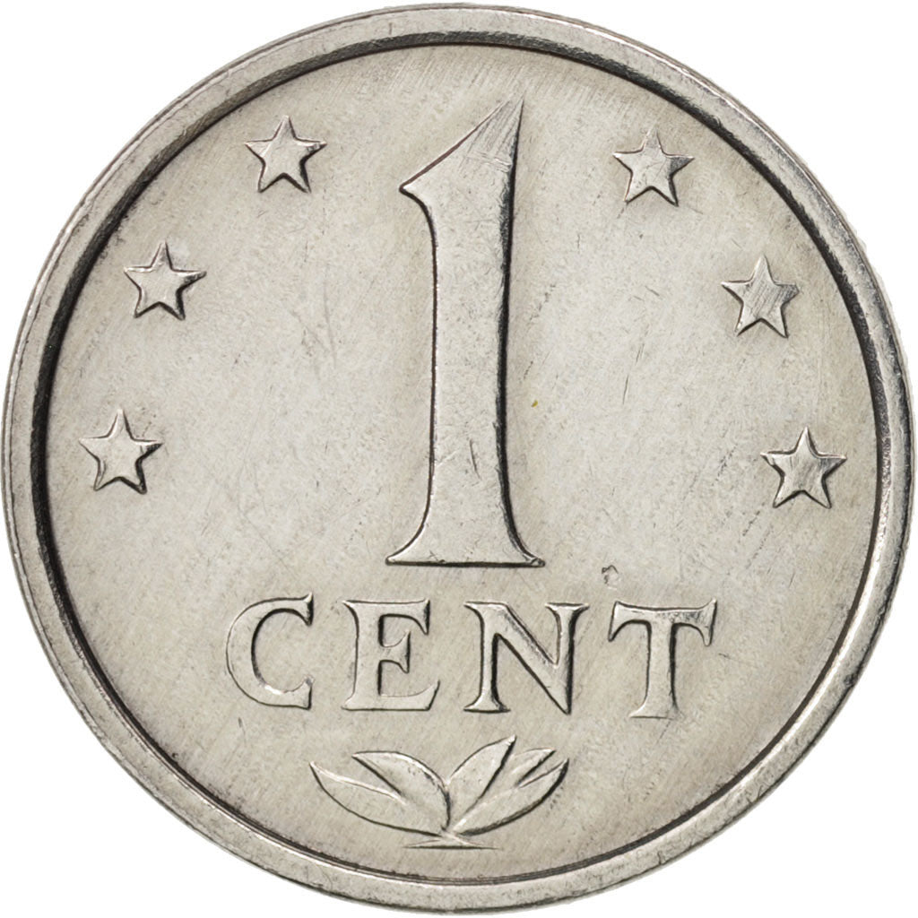 Coin, Netherlands Antilles, Juliana, Cent, 1980, AU(50-53), Aluminum, KM:8a