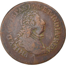 SPANISH NETHERLANDS, 2 Liards, 1709, Namur, KM #5, VF(20-25), Copper, 7.44