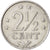 Munten, Nederlandse Antillen, Juliana, 2-1/2 Cents, 1980, ZF+, Aluminium, KM:9a