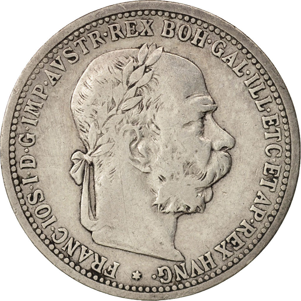 Austria, Franz Joseph I, Corona, 1894, EF(40-45), Silver, KM:2804