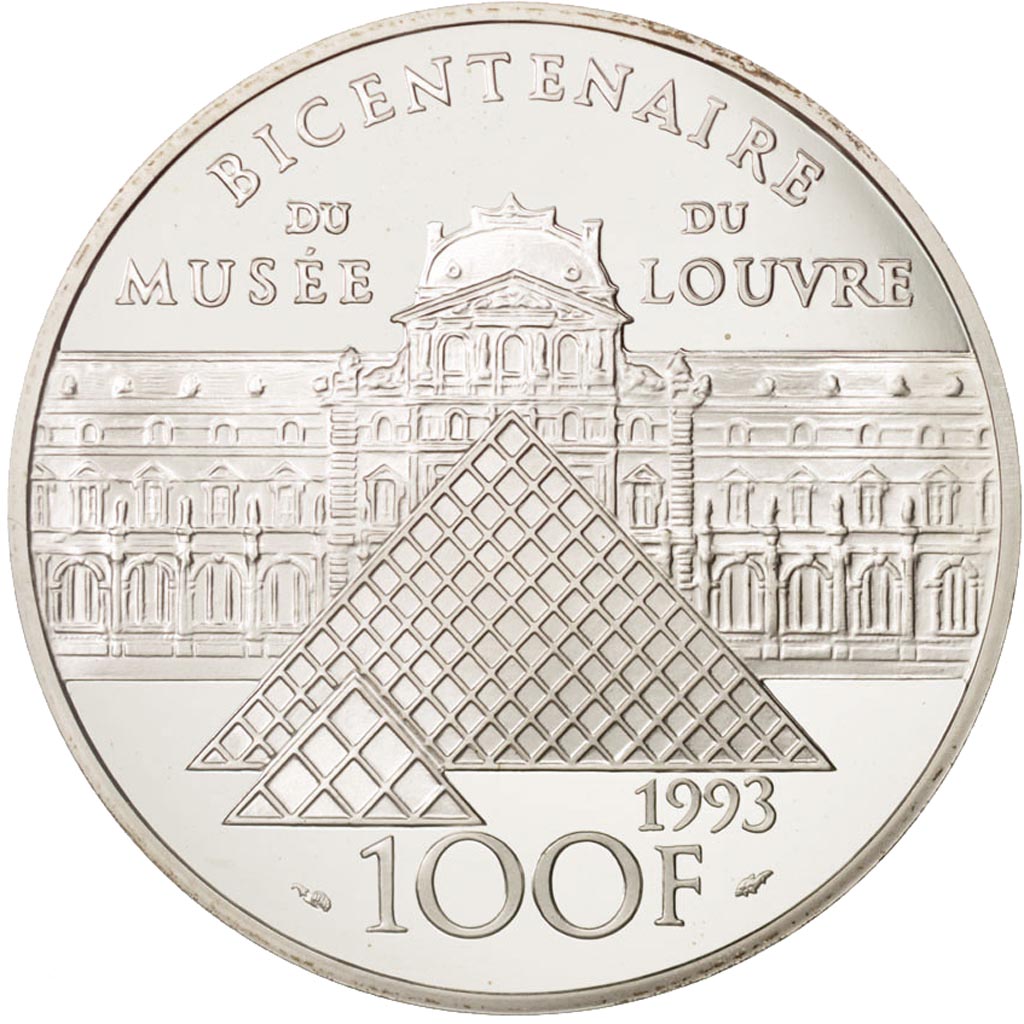 Coin, France, 100 Francs, 1993, Paris, MS(65-70), Silver, KM:1021