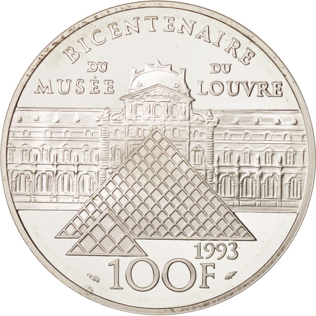 France, 100 Francs, 1993, Paris, MS(65-70), Silver, KM:1017