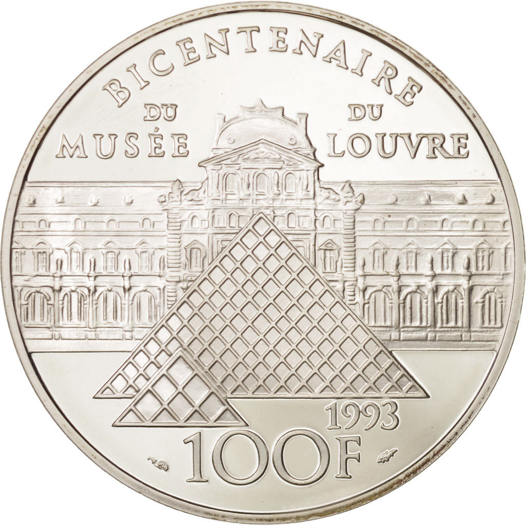 France, 100 Francs, 1993, MS(65-70), Silver, KM:1020