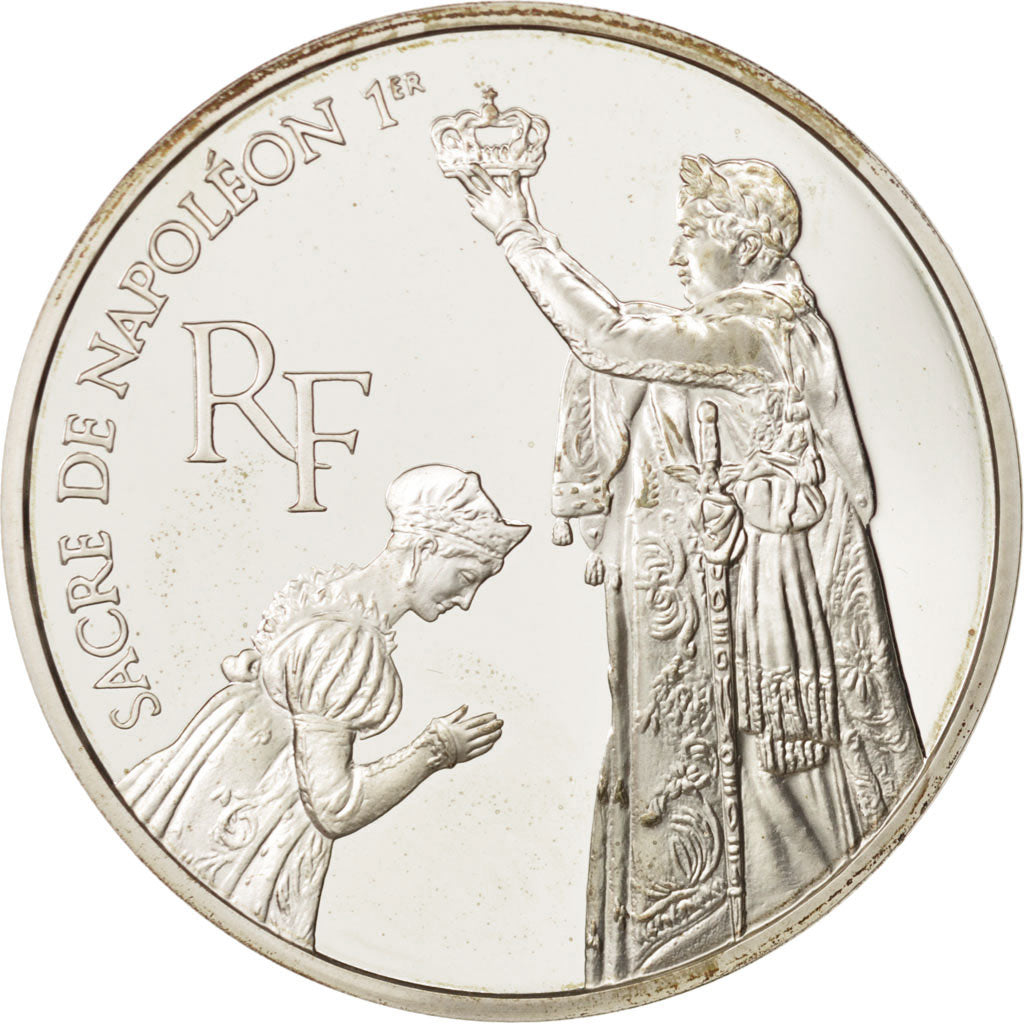 France, 100 Francs, 1993, MS(65-70), Silver, KM:1022