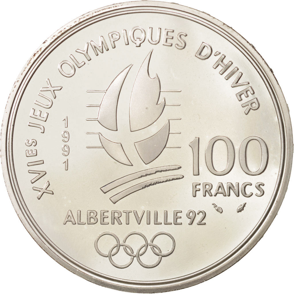 Coin, France, 100 Francs, 1991, MS(65-70), Silver, KM:993