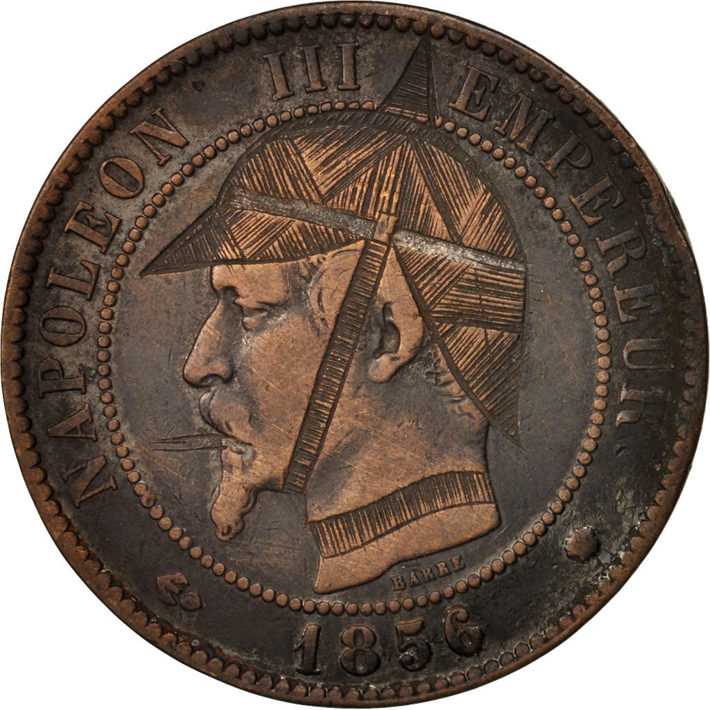 Coin, France, Napoleon III, Napoléon III, 10 Centimes, 1856, Marseille
