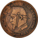 Coin, France, Napoleon III, Napoléon III, 10 Centimes, 1855, Lyon, VF(20-25)
