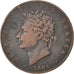GREAT BRITAIN, 1/2 Penny, 1826, KM #692, VF(20-25), Copper, 8.94