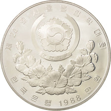 KOREA-SOUTH, 10000 Won, 1988, MS(65-70), Silver, KM:77