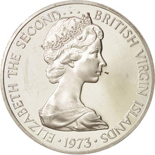 Coin, BRITISH VIRGIN ISLANDS, Elizabeth II, Dollar, 1973, Franklin Mint, U.S.A.