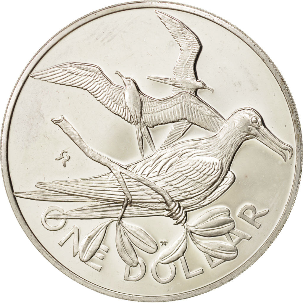 Coin, BRITISH VIRGIN ISLANDS, Elizabeth II, Dollar, 1973, Franklin Mint, U.S.A.