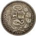 Peru, Sol, 1923, Philadelphia, EF(40-45), Silver, KM:218.1