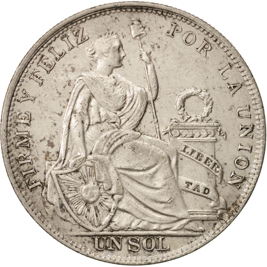 Peru, Sol, 1934, Lima, SS, Silber, KM:218.2