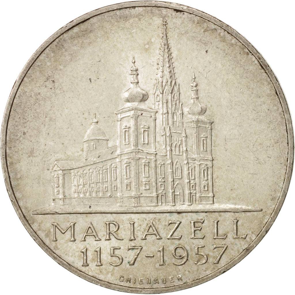 Moneta, Austria, 25 Schilling, 1957, BB+, Argento, KM:2883