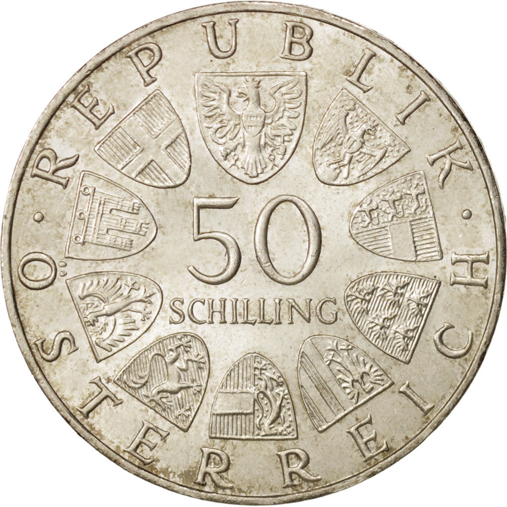 Moneta, Austria, 50 Schilling, 1970, SPL-, Argento, KM:2909