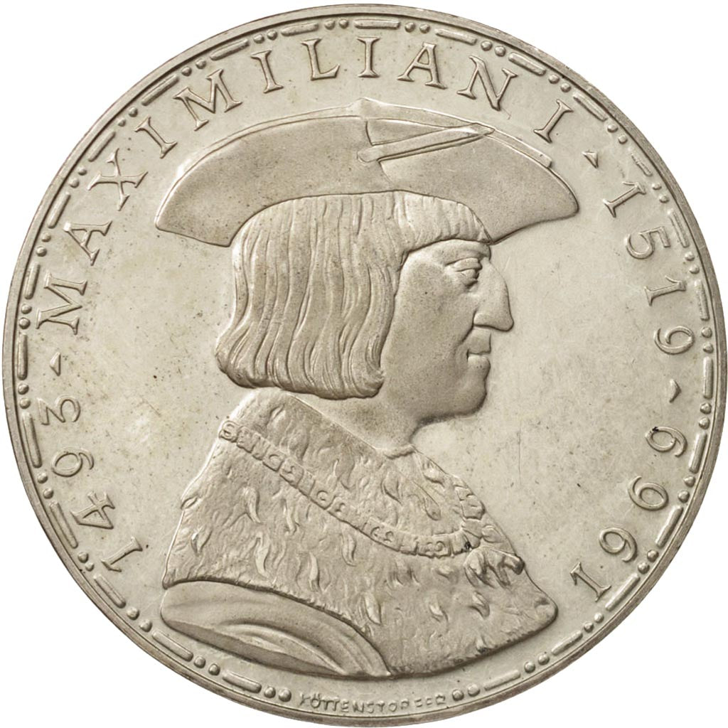 Austria, 50 Schilling, 1969, SPL, Argento, KM:2906