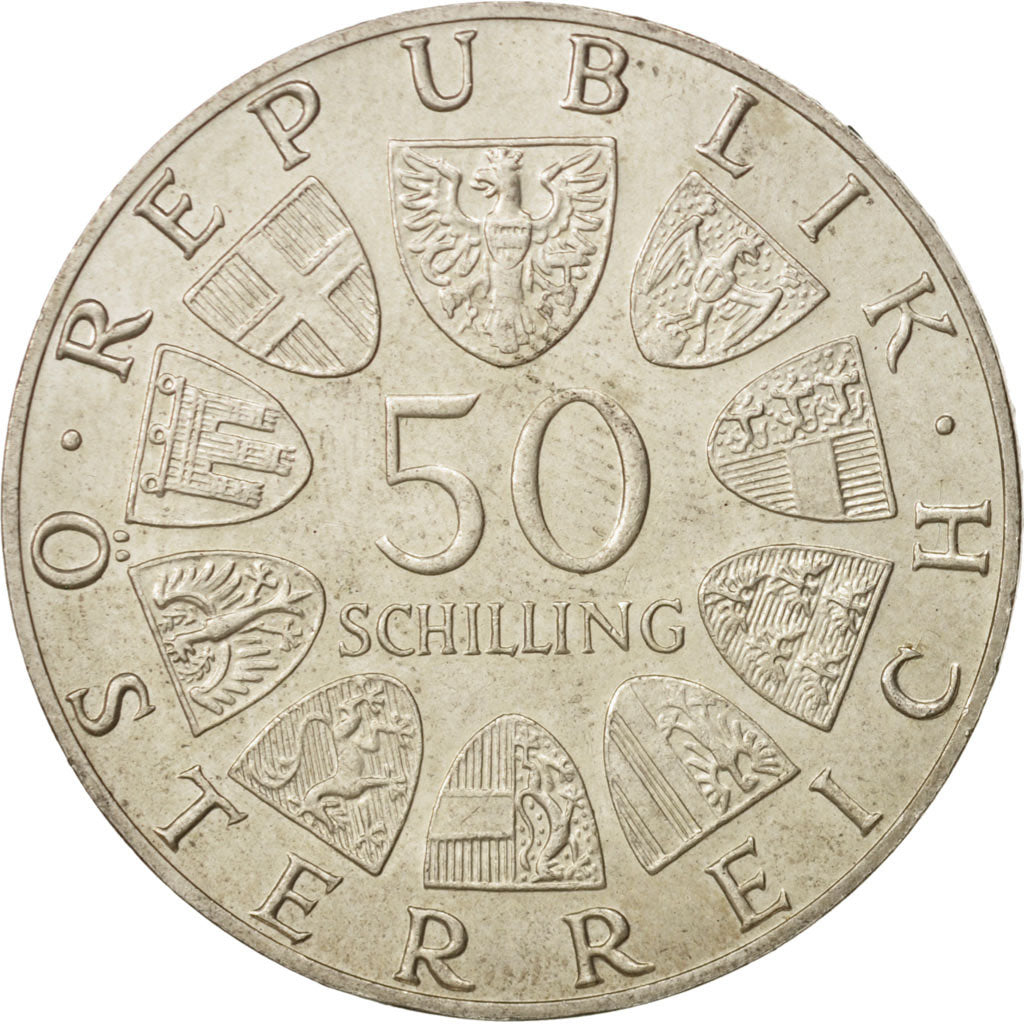 Austria, 50 Schilling, 1978, SPL-, Argento, KM:2937