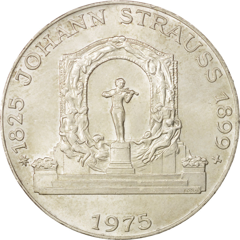 Coin, Austria, 100 Schilling, 1975, Vienne, MS(60-62), Silver, KM:2923