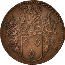 Belgia, Token, Bruxelles, Bude libérée des Turcs, 1686, AU(55-58), Miedź