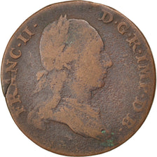 AUSTRIAN NETHERLANDS, 2 Liards, 2 Oorden, 1793, Brussels, KM #57, VF(20-25),...